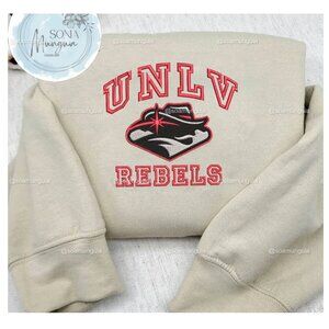 NCAA UNLV Rebels Embroidered Sweatshirt College Football Hoodie Game Day shirt
